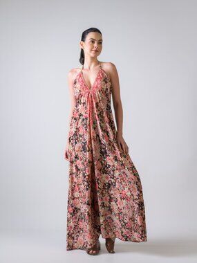 Rhea Wide Leg Printed Jumpsuit (Assorted)